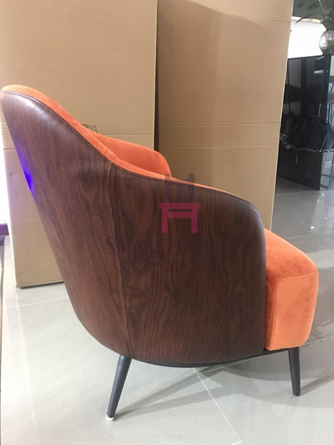 Dimensione di cuoio nera comoda delle poltrone 79 * 86 * 80cm per l'ufficio/ingressi