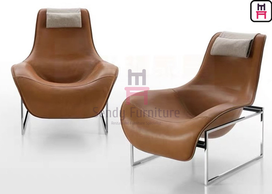 comprare Vetroresina del salotto del cuoio della struttura che pranza la base a forma di disco di giro dell'acciaio inossidabile della sedia online manufacture