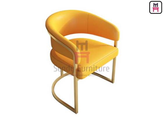 comprare Poltrona spazzolata di acciaio inossidabile dell'oro per il ristorante & l'hotel online manufacture