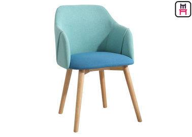 comprare Sedia di legno di legno della cenere del bracciolo di Aden del velluto delle sedie del ristorante di Seater del tessuto di colore di contrasto online manufacture