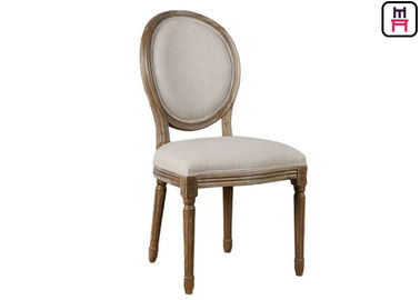 comprare Sedie di legno del ristorante di Lether della parte posteriore rotonda del tessuto d'annata di nozze online manufacture