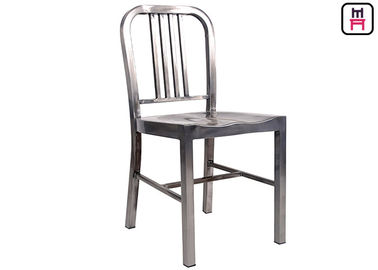 comprare Sedie pranzanti all'aperto di Emeco della marina del metallo di alluminio delle feci con la parte posteriore curva lucida online manufacture