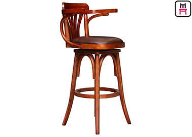 comprare Legno solido degli sgabelli da bar d'annata rustici del ristorante/metallo per il caffè/salone/hotel online manufacture