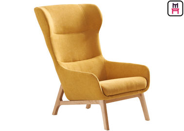 comprare Sedia di lettura comoda di legno solido, sedie accoglienti del salone della tigre del tessuto del bracciolo online manufacture