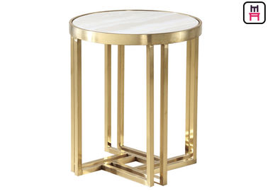 comprare D50 * mobilia moderna dell'hotel del tavolino da salotto superiore di marmo dell'acciaio inossidabile di H55 cm online manufacture