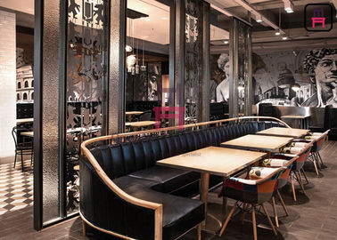 comprare Cabina a forma di L di legno solida della cena, pranzare di lusso della disposizione dei posti a sedere del banco del Banquette di stile francese online manufacture