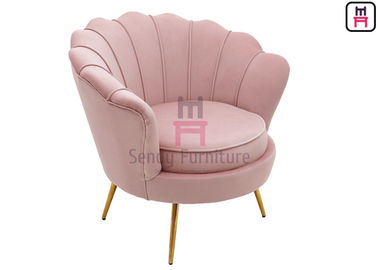 comprare Struttura solida di singola del sofà del velluto della sedia di rosa di colore forma del fiore con il bracciolo online manufacture