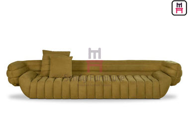 comprare Struttura stabilita di legno solido del braccio di Baxter del sofà di cuoio tattile del ristorante con il cuscino grassottello online manufacture
