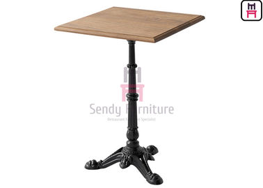 comprare Tavolo da pranzo 3/4 piedi del ristorante della cima di legno solido del ghisa della tigre di progettazione della zampa online manufacture