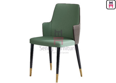 comprare Il Eco-cuoio di colore verde ha ricoperto le sedie del ristorante dell'hotel con le gambe di legno solido online manufacture