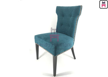 comprare Il ristorante senza braccia dell'hotel di Blue Velvet presiede di base metallica su misura con il chiodo d'ottone online manufacture