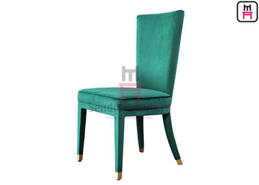 comprare Alte sedie comode completamente ricoperte verdi posteriori del ristorante dell'hotel del velluto online manufacture