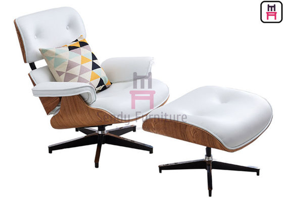 comprare Una base 0.4cbm di 5 raggi gira poltrona di cuoio con il poggiapiedi online manufacture