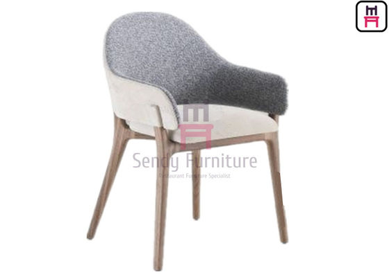 comprare Il cashmere di cuoio dell'unità di elaborazione ha ricoperto il bracciolo che pranza la sedia per il ristorante online manufacture