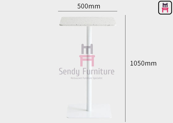 comprare Il ristorante Antivari del quadrato di terrazzo H105cm presenta la polvere Antivari d'acciaio ricoprente del ODM dell'OEM online manufacture