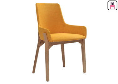 Il ristorante di legno minimalista moderno presiede i sedili nordici W43 * D41 del tessuto * H80cm