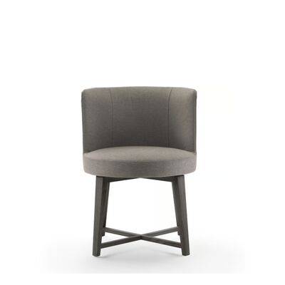 Sedile da ristorante ergonomico in legno X-Frame con legno massello di cenere bianco e opzioni personalizzate di lusso