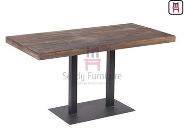 Spessore dell'interno del tavolo da pranzo durevole 3/4/5cm del ristorante con il fronte di legno solido