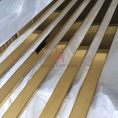 Tavolozza di colore placcante spazzolata della mobilia dell'oro ss 2.7m