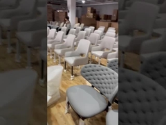La sala da pranzo di cuoio trapuntata del ristorante presiede la stanza di VIP sopra la dimensione Shell Shape Backrest