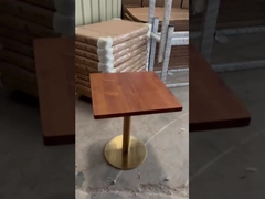 Spessore dell'interno del tavolo da pranzo durevole 3/4/5cm del ristorante con il fronte di legno solido