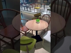 4 persone / 6 persone Tavolo da pranzo impermeabile in compensato / laminato Per uso in ristorante