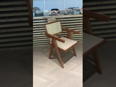 Rattan fatto a mano di stile asiatico sudorientale che pranza la struttura di legno solida Cane Dining Chair delle sedie