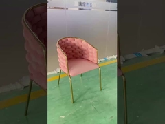 Restaurante e caffè Sedile a schiena alta senza braccia con tessuto imbottito 52 * 53 * 94cm