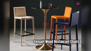 Sedie da ristorante in legno massello per cene eleganti